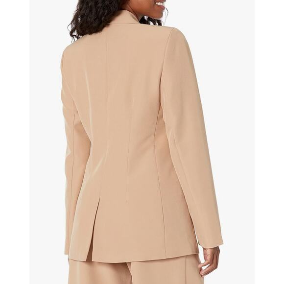 The Drop Women’s Kurt Double-Breasted Blazer | Tan | Size Large NWT - Picture 8 of 11